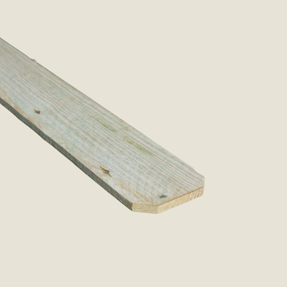 Dog-Eared Pressure-Treated Fence Board