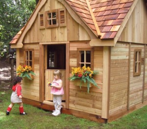 Cedar playhouse