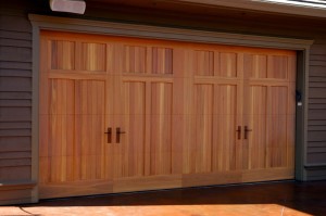 Cedar garage doors