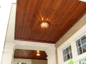 Cypress ceiling